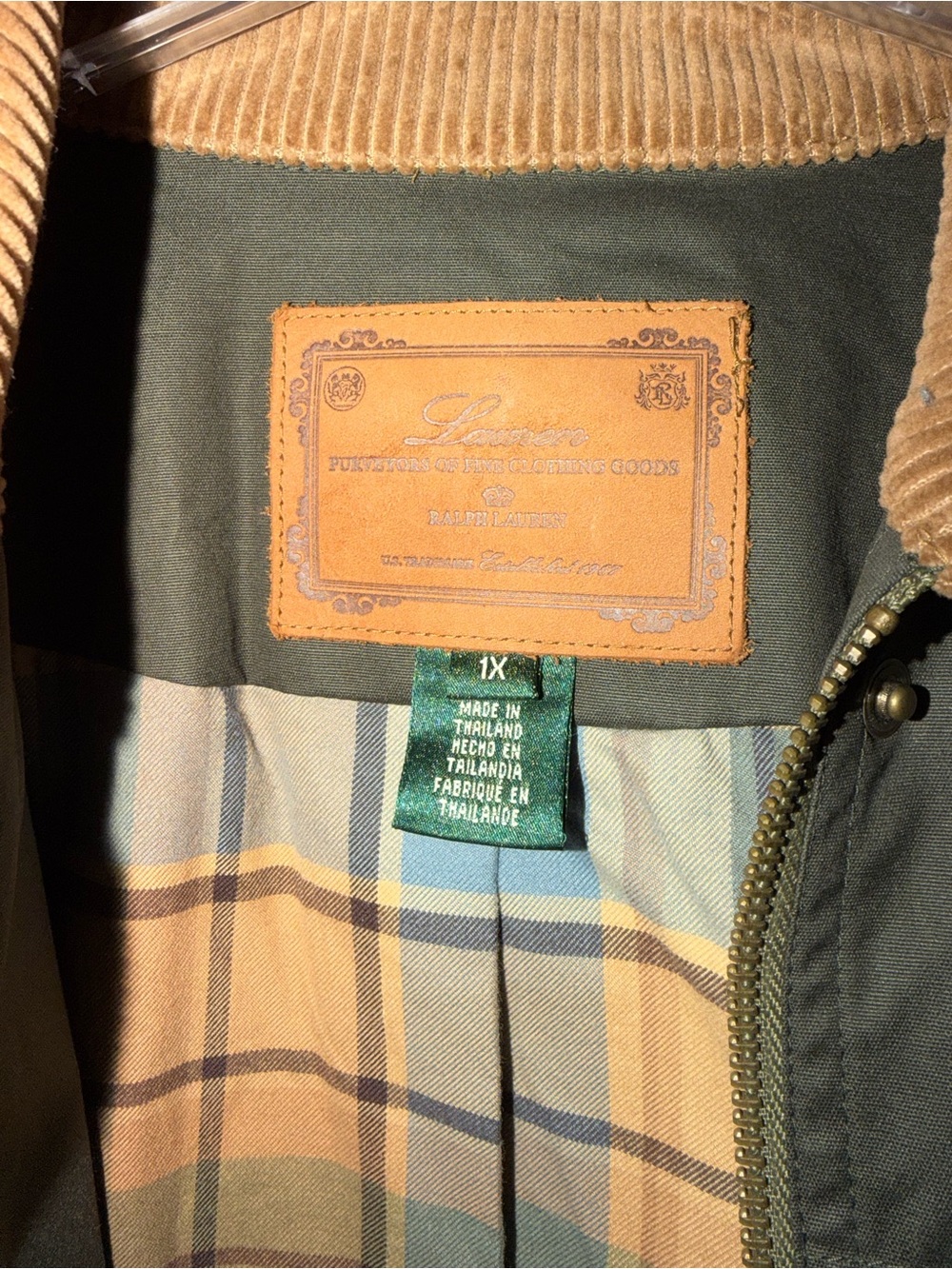 Ralph Lauren Vintage Waxed Canvas Barn Jacket Women's - Picture 3 of 8